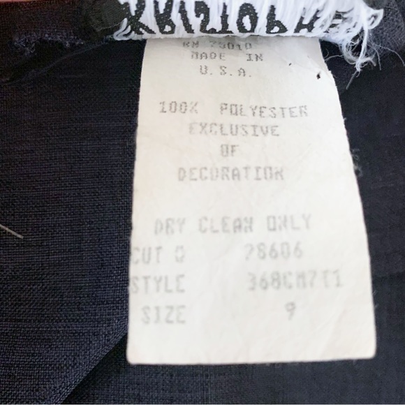 Jodi Kristopher dress with velvet flowers size 9 - Picture 6 of 8